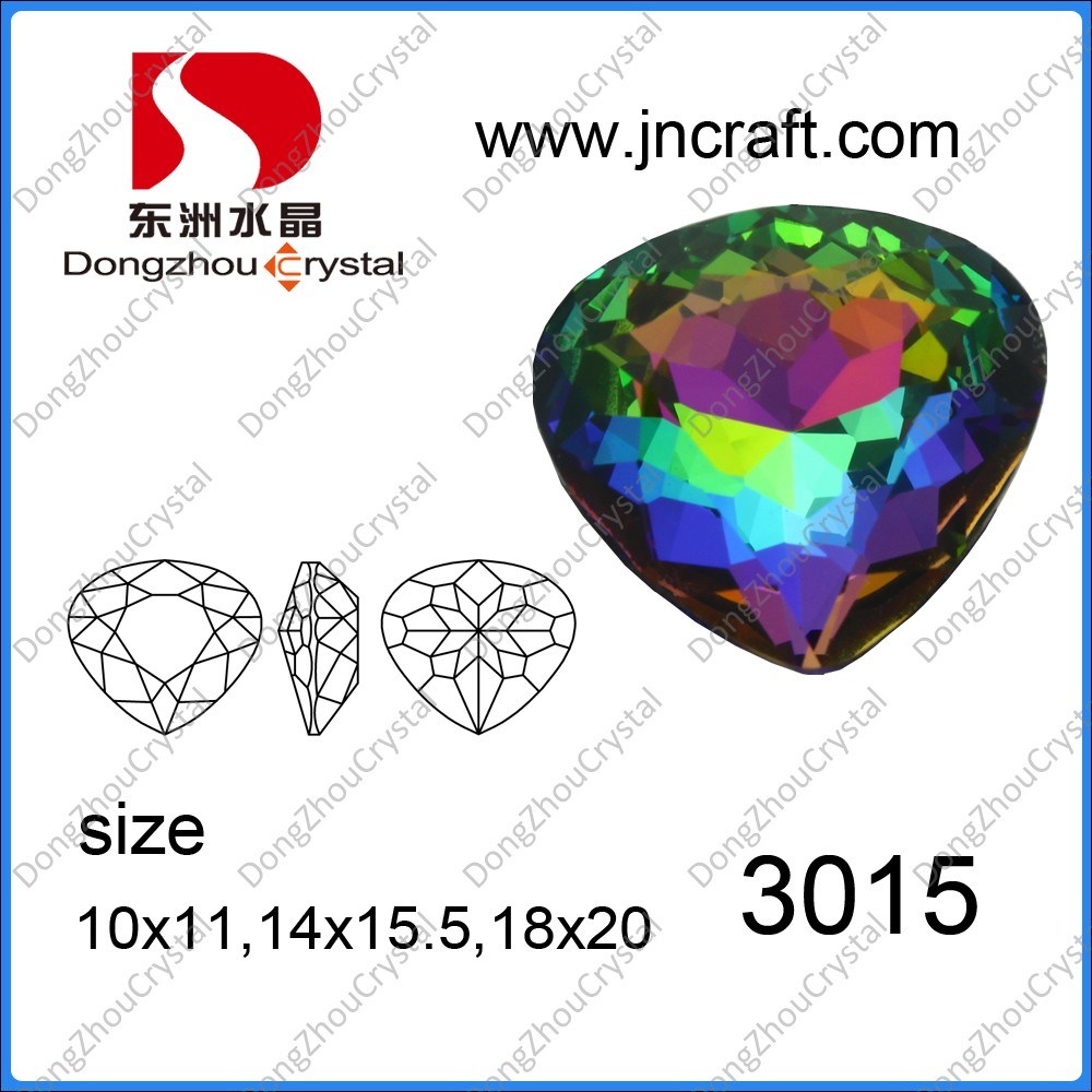 Crystal Glass Fancy Loose Stone Bead (DZ-3015)