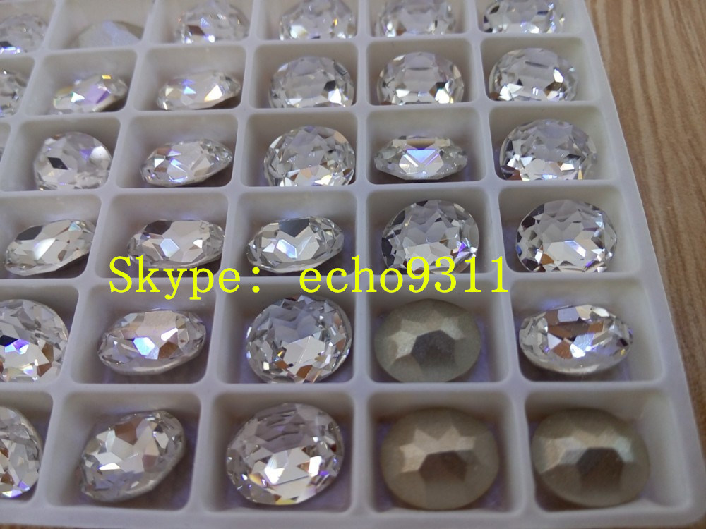 Rhienstone Oval Shape for Jewelry Decoration (DZ-3002)