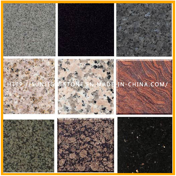 Building Material Polished G682/G654/G603/G664/G687/G439/G562 White/Black/Grey/Yellow/Red/Pink/Brown/Beige/Green Stone Granites