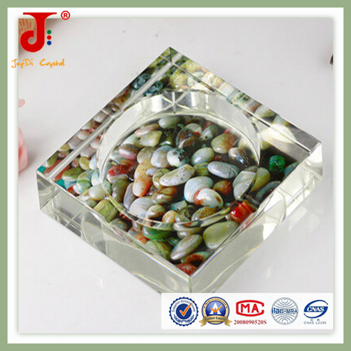 Colored Crystal Decorative Modern Ashtray (JD-CA-211)
