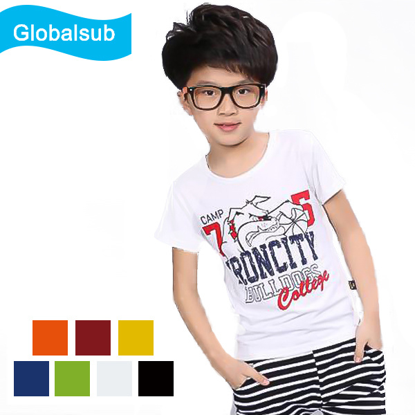 Dye Sublimation Printing Cotton Shirts for Children