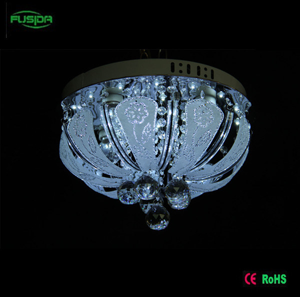 Round LED Crystal Ceiling Lamp LED Ceiling Light