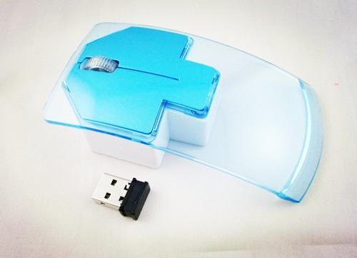 Transparent Optical Modern LED USB 2.4G Wireless 3D Mouse