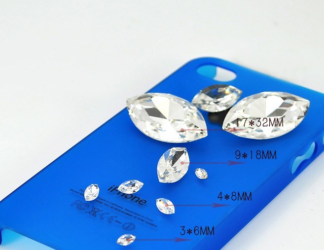 Dz4200 Navette Jewelry Fancy Crystal Glass Beads Stones
