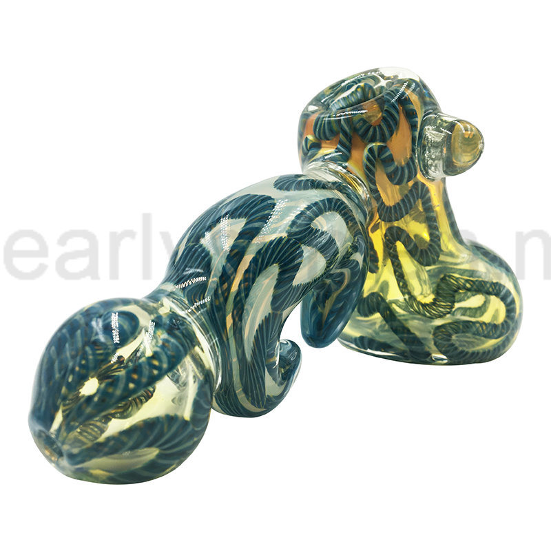 Tobacco Pipe Glass Smoking Pipes Glass Bubblers for Wholesale (ES-HP-547)