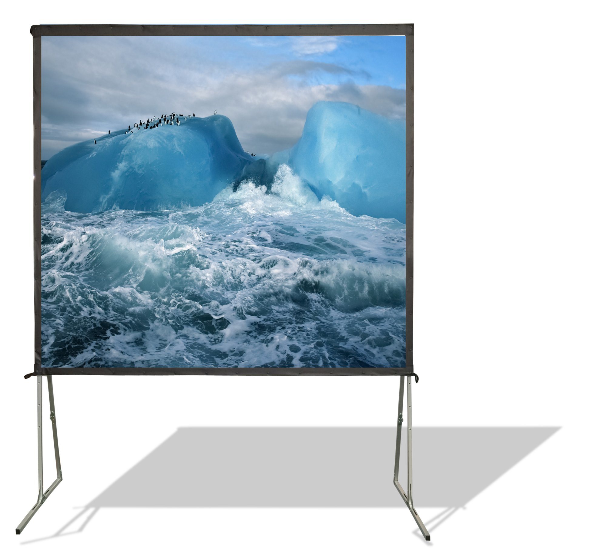 Adjustable Removable Folding Frame with Stand Projector Screen Super Quality