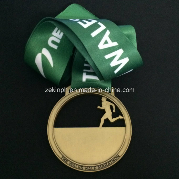Zinc Alloy Medals with Ribbon