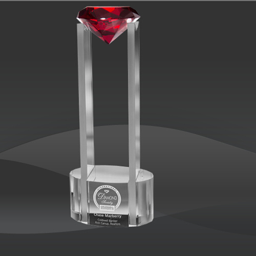 Red Sky Diamond Crystal Award (JC-1231R)