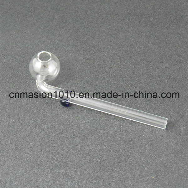 Crystal Glass Pipe Hand Pipe Glass Smoking Pipe (M3)
