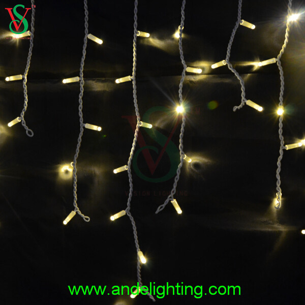 Outdoor Decoration Warmwhite LED Chrisrtmas Icicle Lights