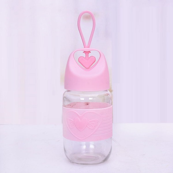 Heart Shaped Gift Glass Bottle