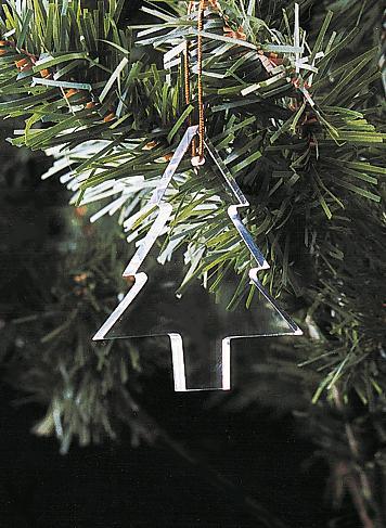 Christmas Tree Hanging Crystal Glass Pendant Ornament