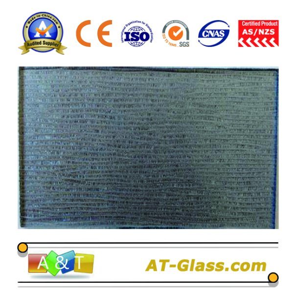 3mm-6mm Silver-River Patterned Glass