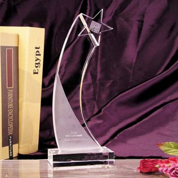 Pure Star Crystal Trophy Award