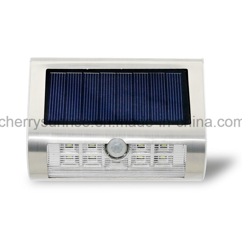Wall Mounted Solar Lantern LED Light Lamp with Motion Sensor Garden out Door
