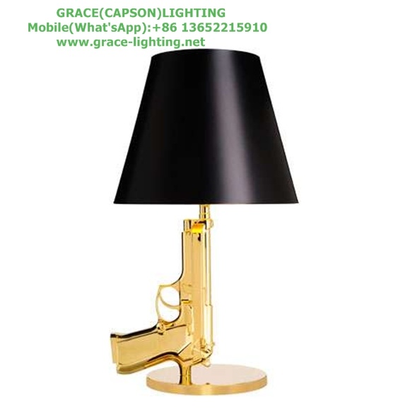 Decorative Modern Pistol Table Lamp Bed-Room Lights (GT-7048-1)