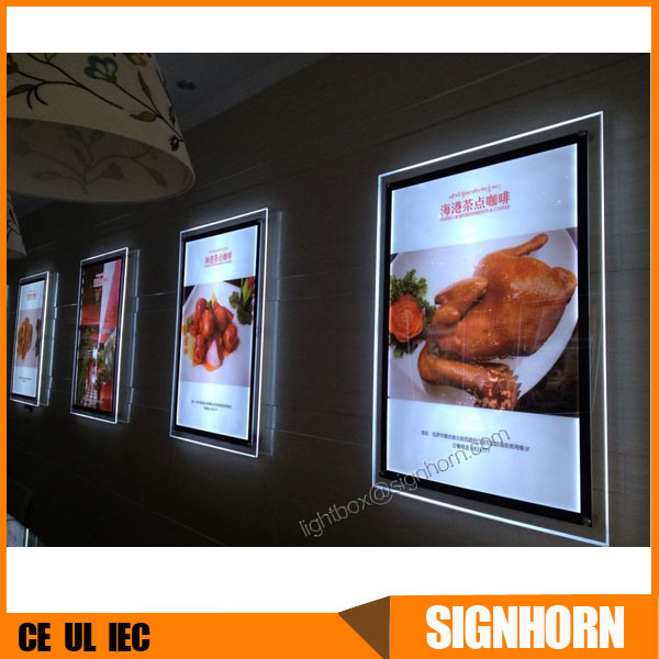 Direct Manufacturer LED Lighting Acrylic Wall Poster