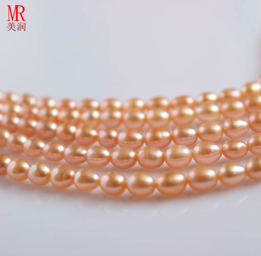 8-9mm Strong Luster Rice Shape Freswater Pearl Strand