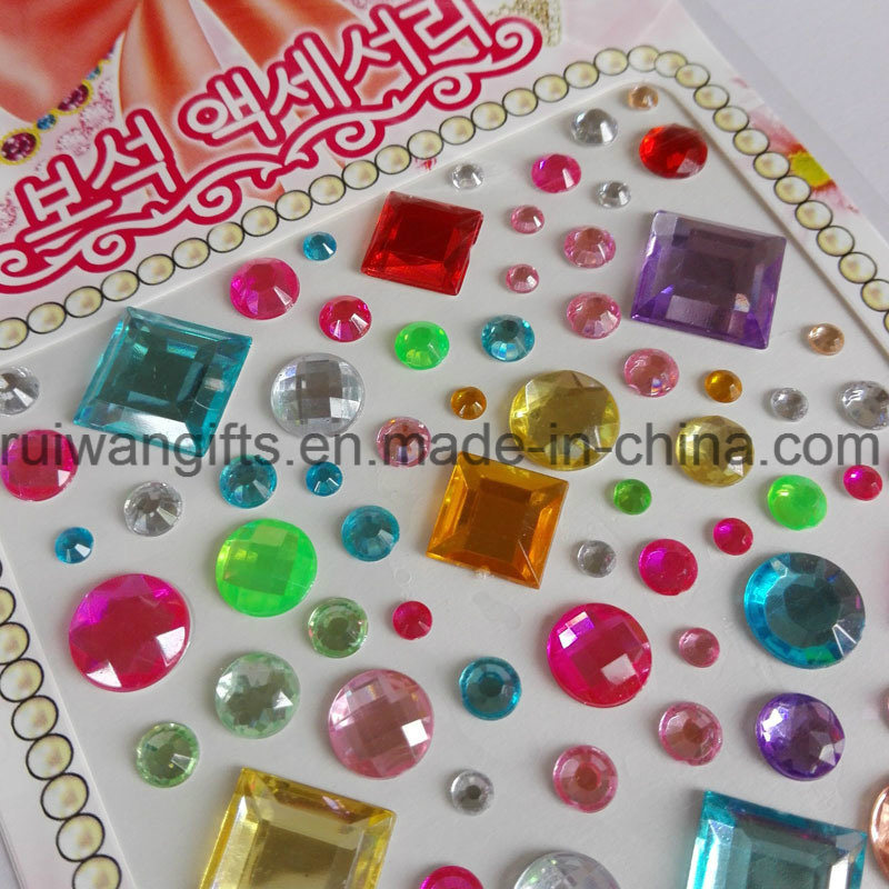 Acrylic Crystal Diamond Rhinestone Stickers for Wholesale