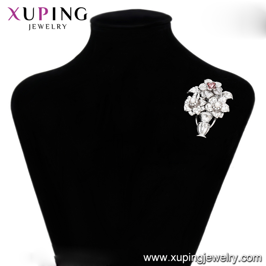 Xuping New Arrival Fashion Designer Gold Crystals From Swarovski Tree Brooches