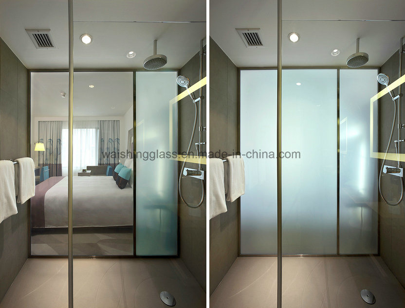 Electronic Power Control Switchable Smart Privacy Sliping Glass