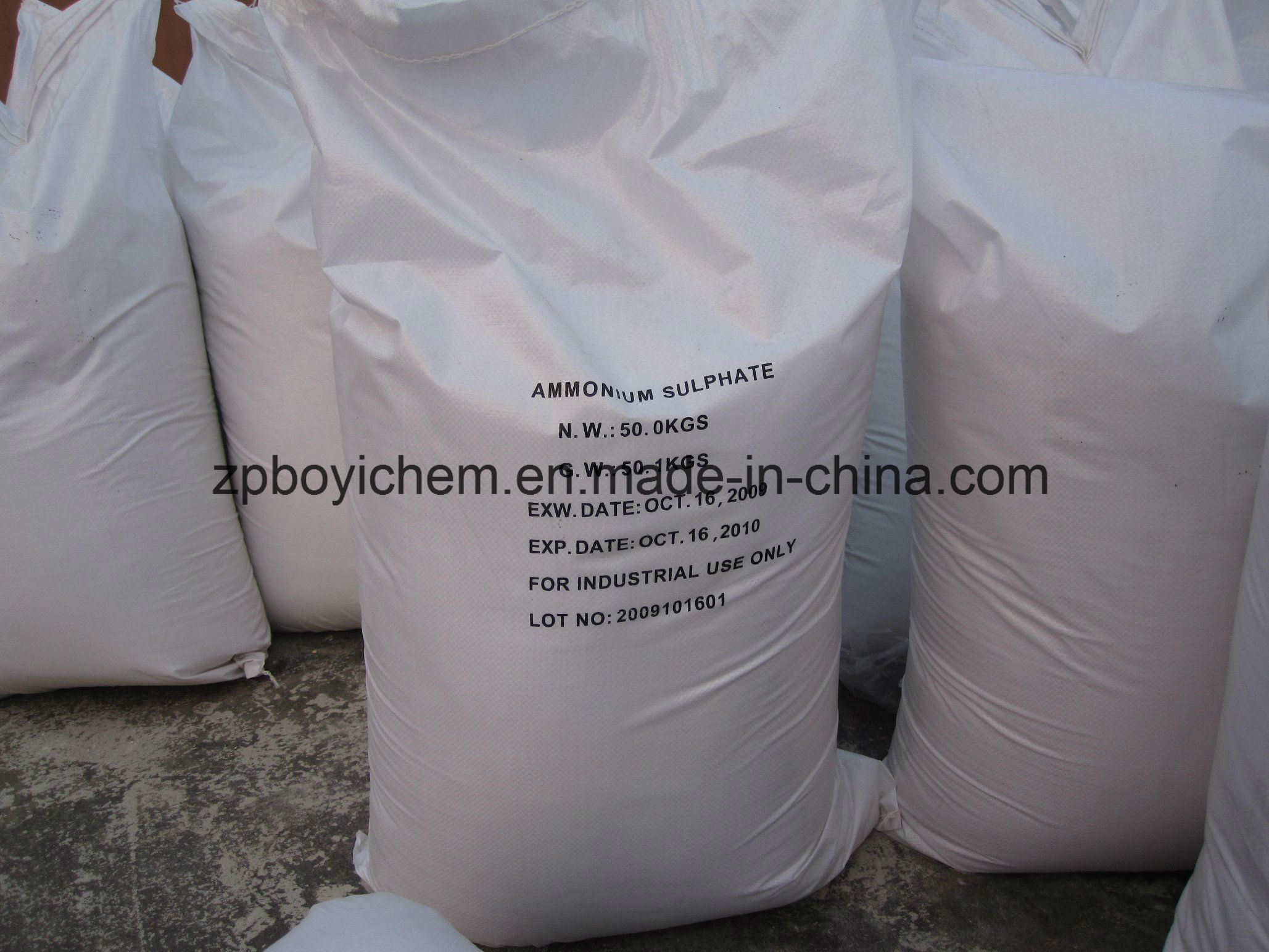 N Content 20.5% Ammonium Sulphate for Agricultural Field as Fertilizer
