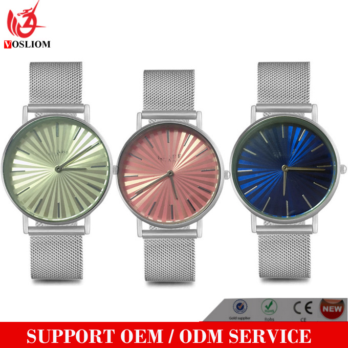 Yxl-057 Fashion Vogue Watch Lady Mesh Wristband Charming Ladies Watch Casual Quartz Stainless Steel Promotion Watches Women