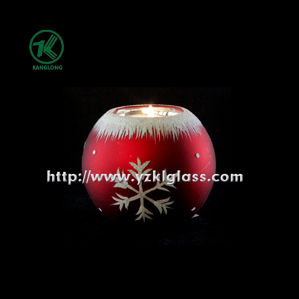Single Color Glass Candle Cup (KL120929-31)
