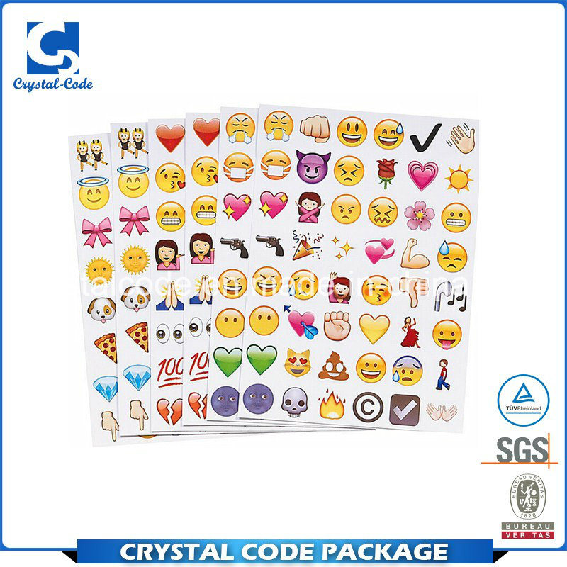 up-to Date Styling Emoji Stickers Labels