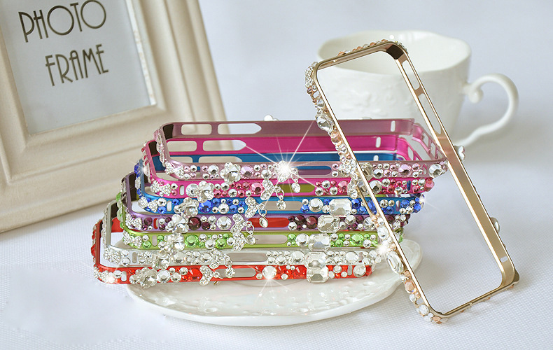 New Luxury Crystal Diamond Bumper Case for iPhone 5s