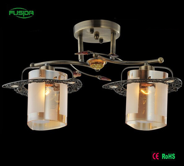 2014 New Design Ceiling Light with Square Glass (D-9371/3)