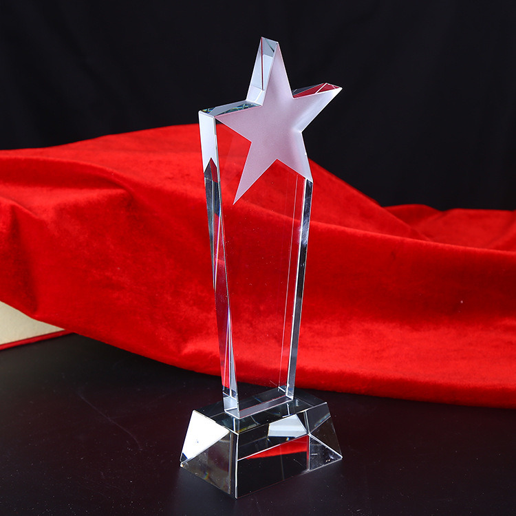 Optical Genuine Crystal Golf Ball Award Trophy