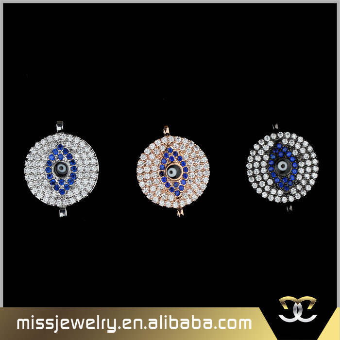 Wholesale Gold Evil Eye Charm Jewelry Mjcc028