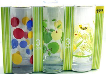 Decal Pringting Cup Tea Cup Glassware Flower Good Quality Sdy-H0163