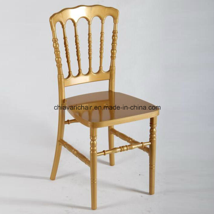 Gold Wedding Polycarbonate Resin Napoleon Ghost Chair