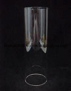 Transparent Pyrex Glass Cylinder Tube Light Shade