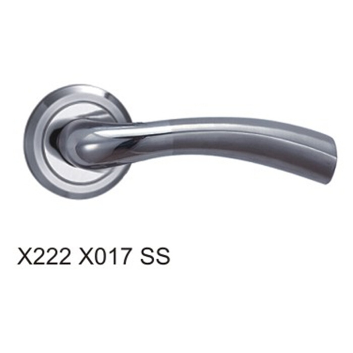 Stainless Steel Hollow Tube Lever Door Handle (X222X017 SS)