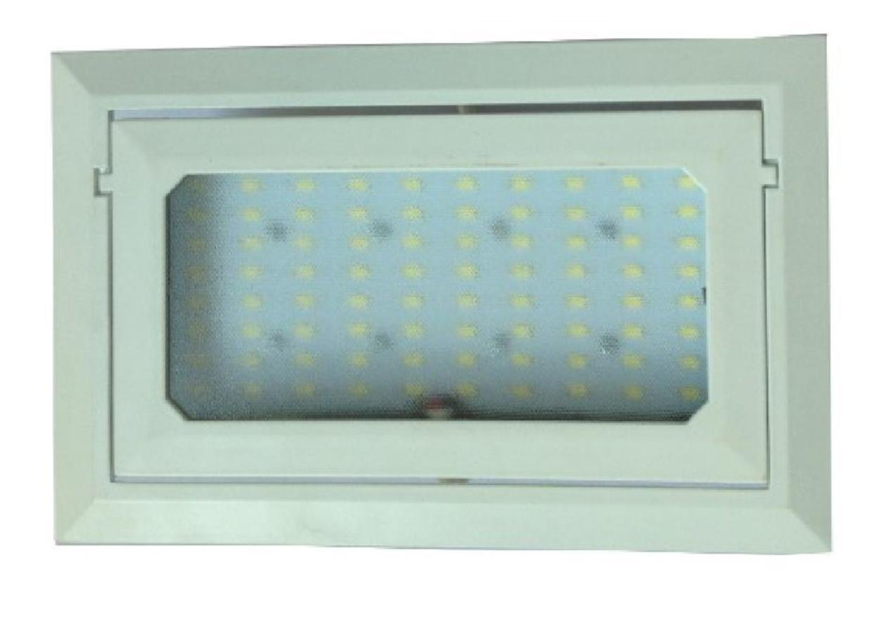 40W Shop Rectangular Downlight, LED Adjustable Downlight