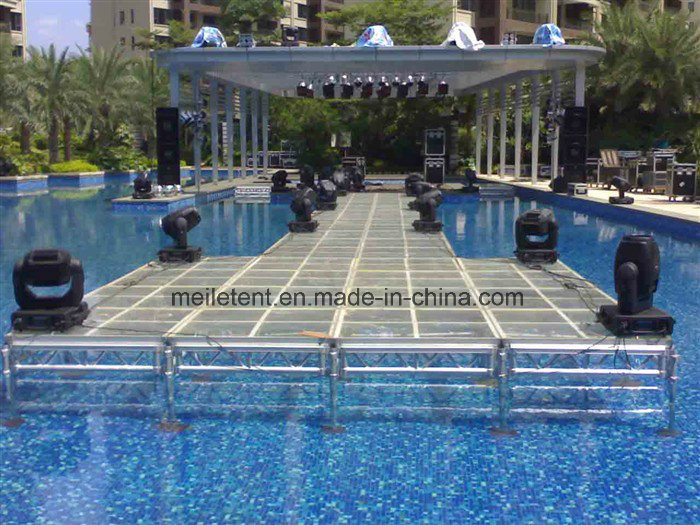 Outdoor Pool Walk Floor Luxury Acrylic Stage Platform