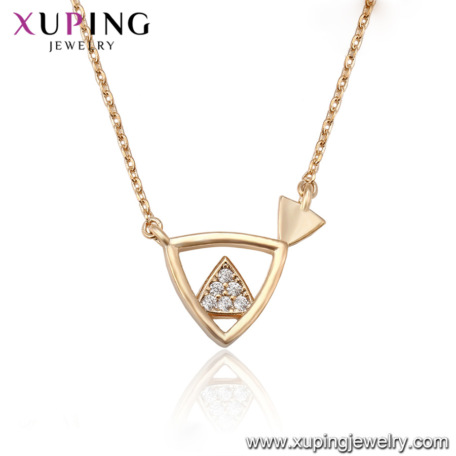 44025 Xuping Fashion Necklace 18K Gold Color Lantern Decoration