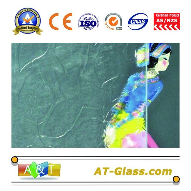 3-8mm Clear Maple Leaf-II Patterned Glass/Pattern Glass