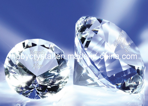 Crystal Diamond Paperweight for Wedding Decoration