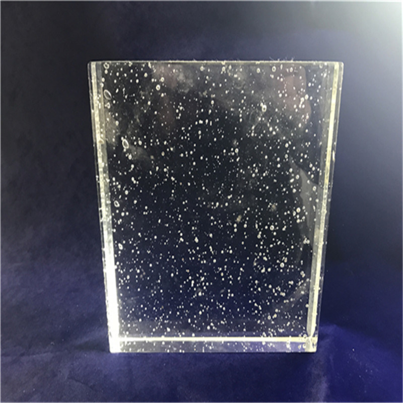 Bubble Crystal Galss Cube for Wall Decoration