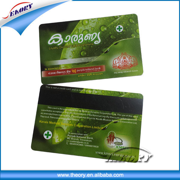 Smart Cards with Black Code and Magnetic as Designs