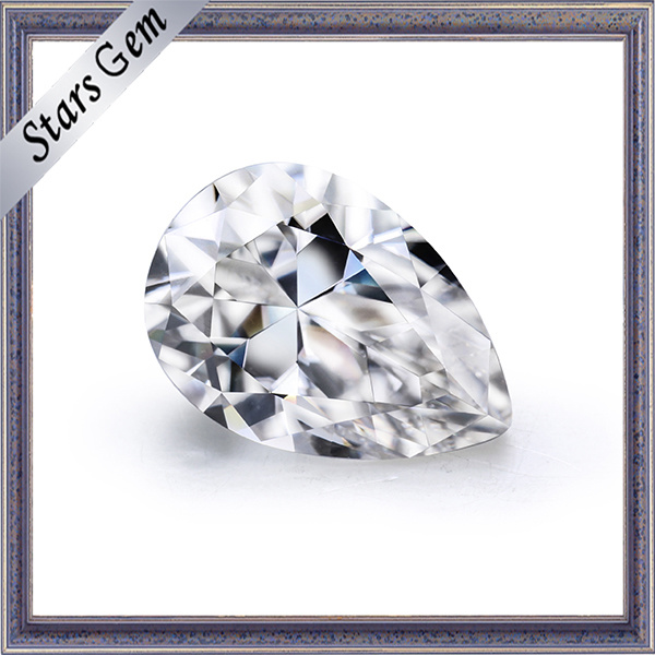 Factory Price Ef Color Pear Shape Synthetic Moissanite