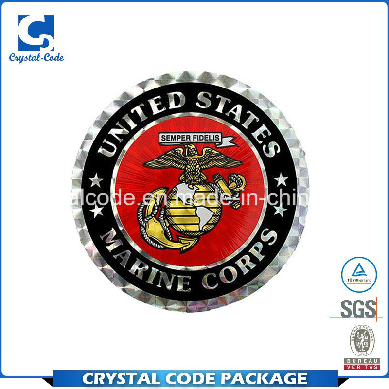 Quality First and Consumers First Custom Prism Sticker Label