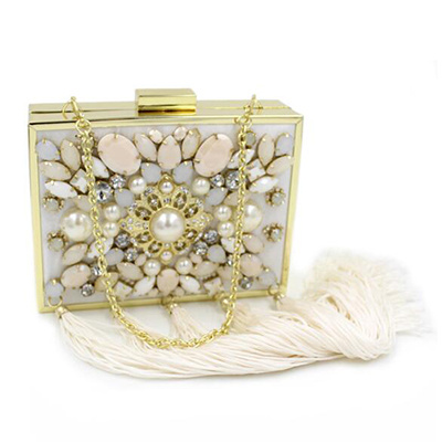 New Arrival Fashion Bead Sequins Evening Clutch Handbags for Ladies Eb714