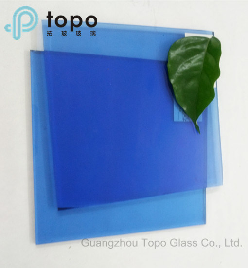 Colored Dark Blue Windows Glass / Tinted Float Sheet Glass (C-dB)