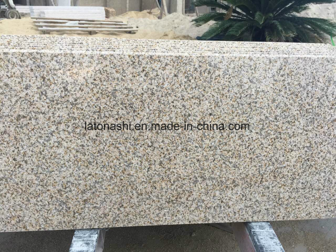 Natural G682 Rusty Yellow Granite Tile for Slab, Countertop