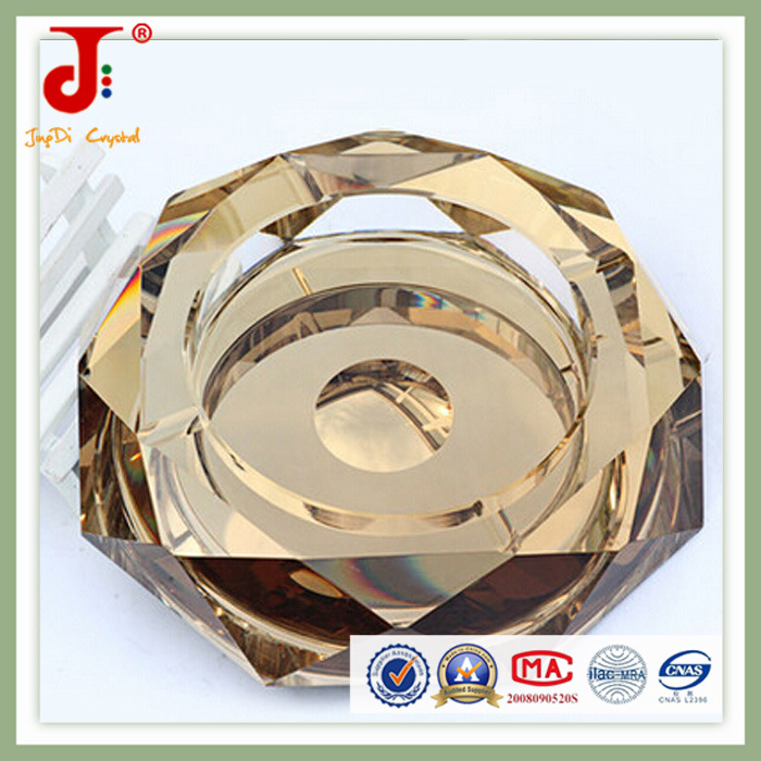 Gold Glass Ashtray for Hotel Use (JD-CA-205)